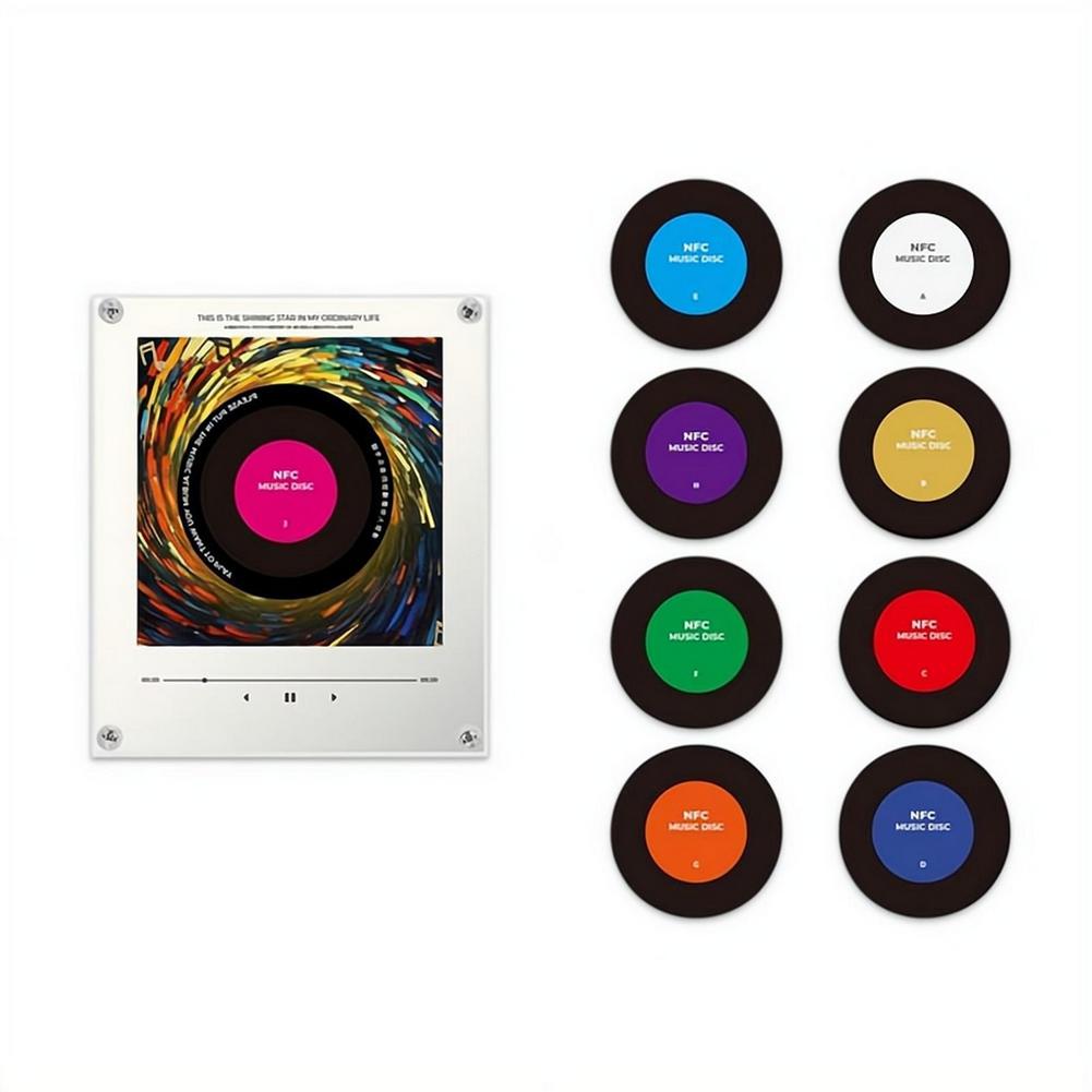 Music Song Audio - Adesivo Magnetico per Frigorifero con Riproduttore