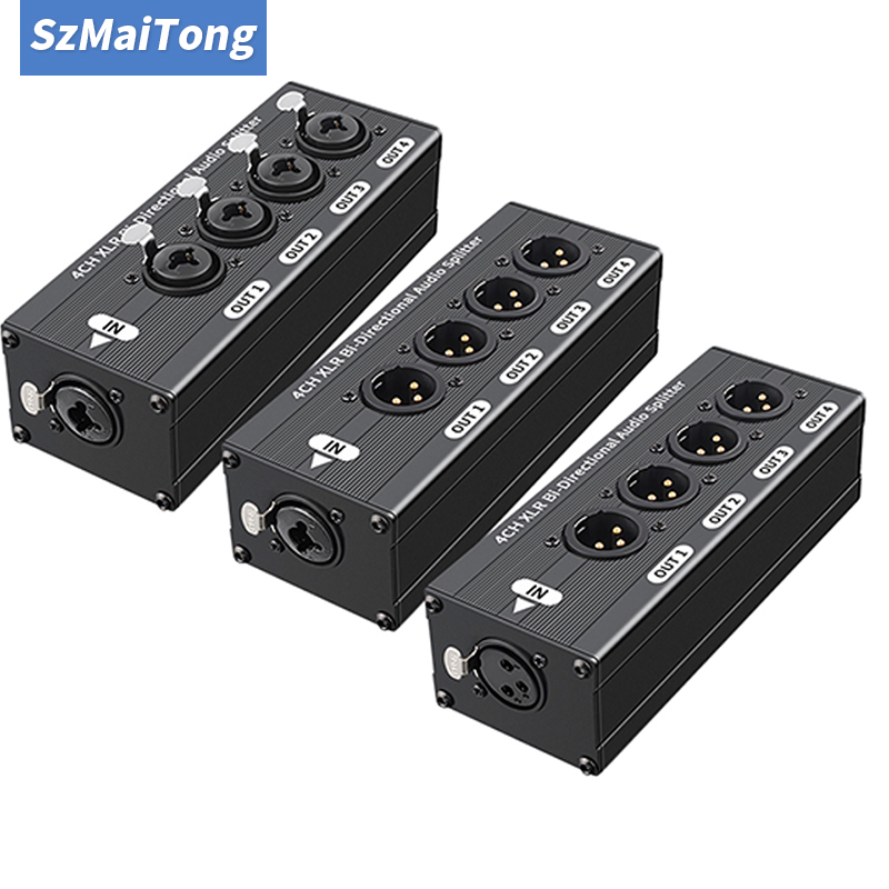 Cable Xlr Balanced - Splitter Audio Bilanciato XLR 3 Pin