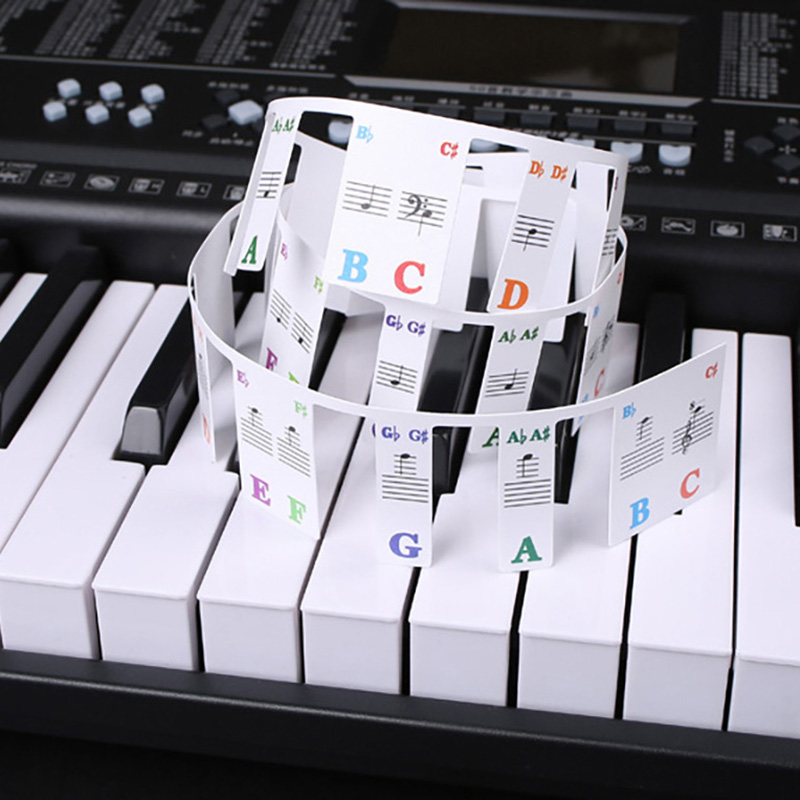 Keyboard Piano 61 Key - Adesivi per tastiera di pianoforte 88/61
