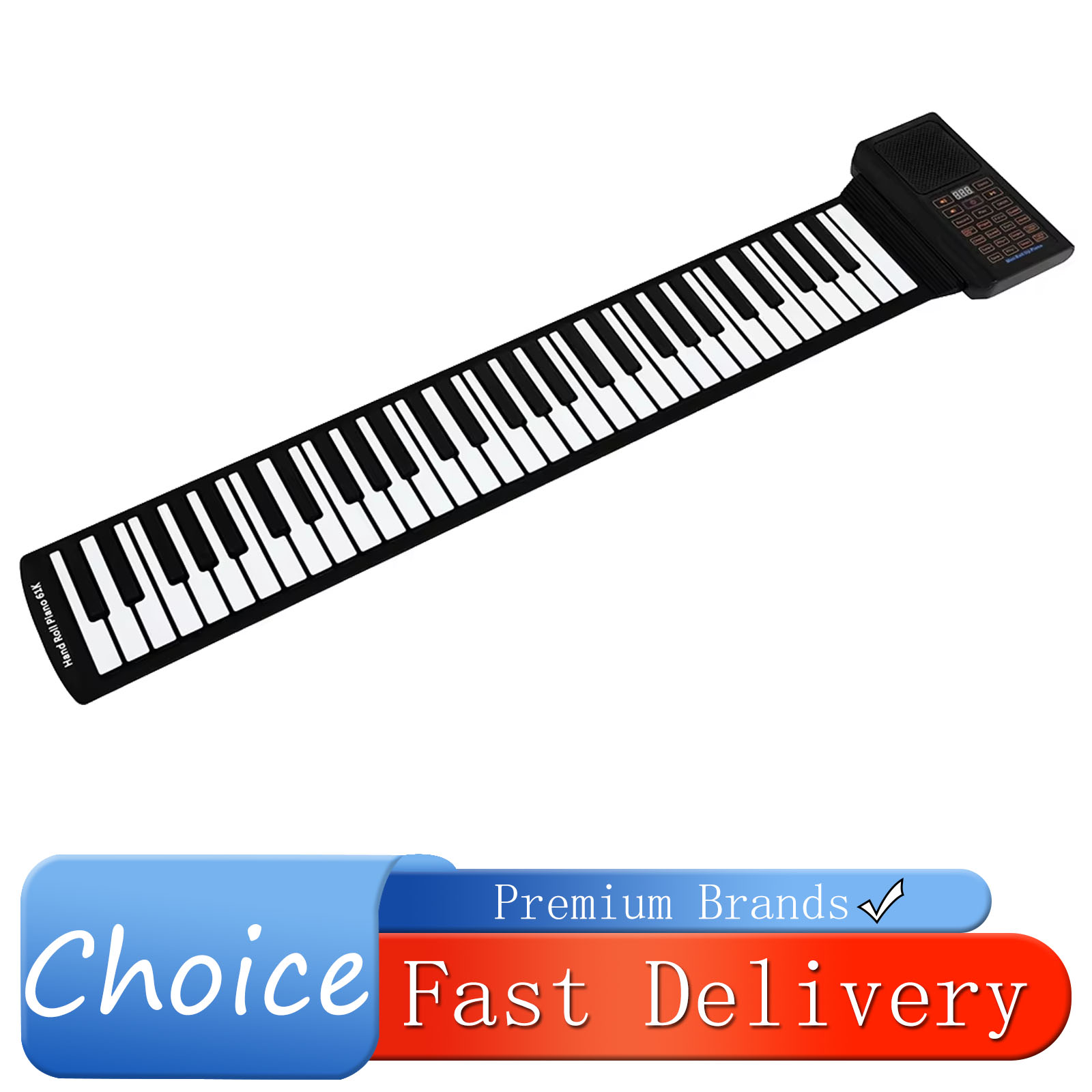 Keyboard Piano 61 Key - Pianoforte elettronico mini arrotolabile a 61