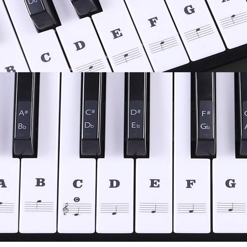Keyboard Piano 61 Key - 1PC adesivi per addestramento al pianoforte