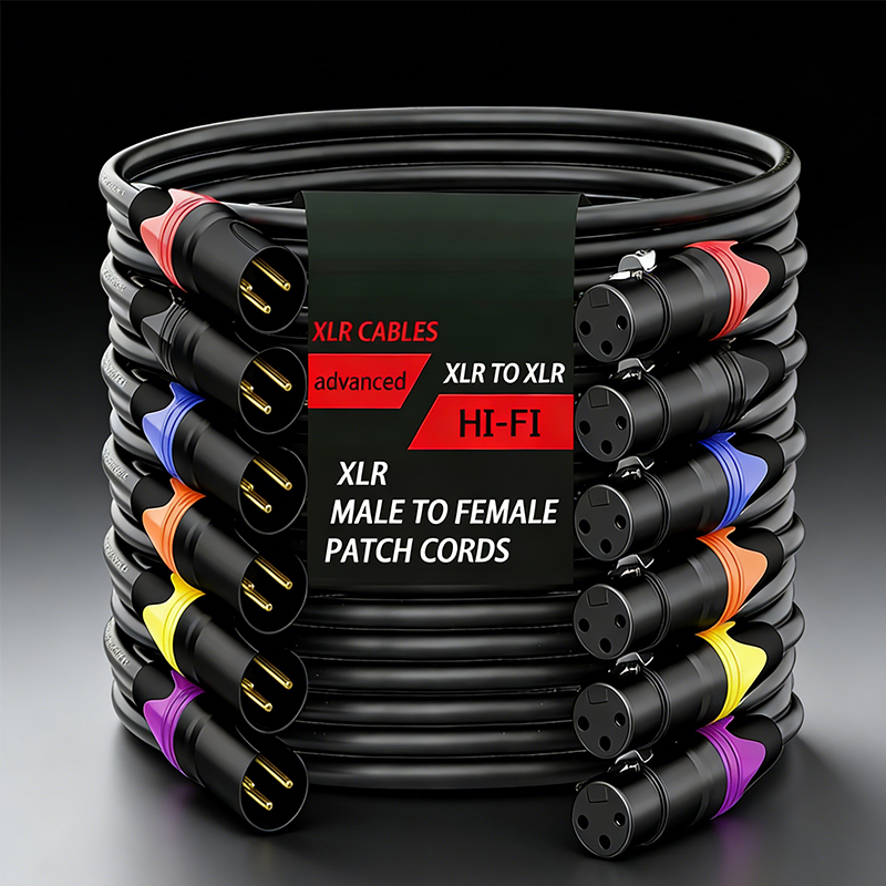 Cable Xlr Balanced - Cavo Microfono XLR 3 Pin Maschio-Femmina