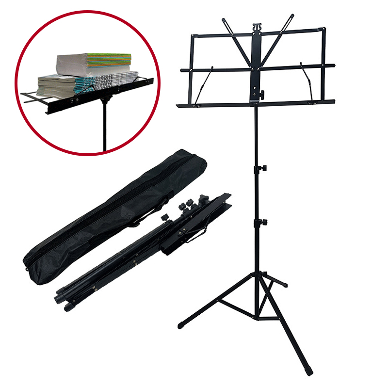 Audio To Music Sheet - Supporto base treppiede per spartiti compatto