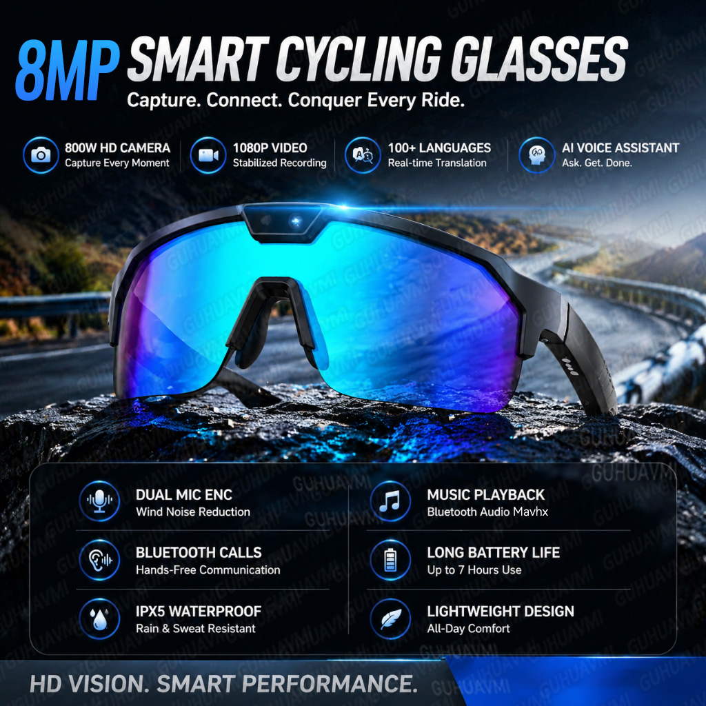 Audio Music For Video - Nuovi Occhiali Smart POV Sportivi da