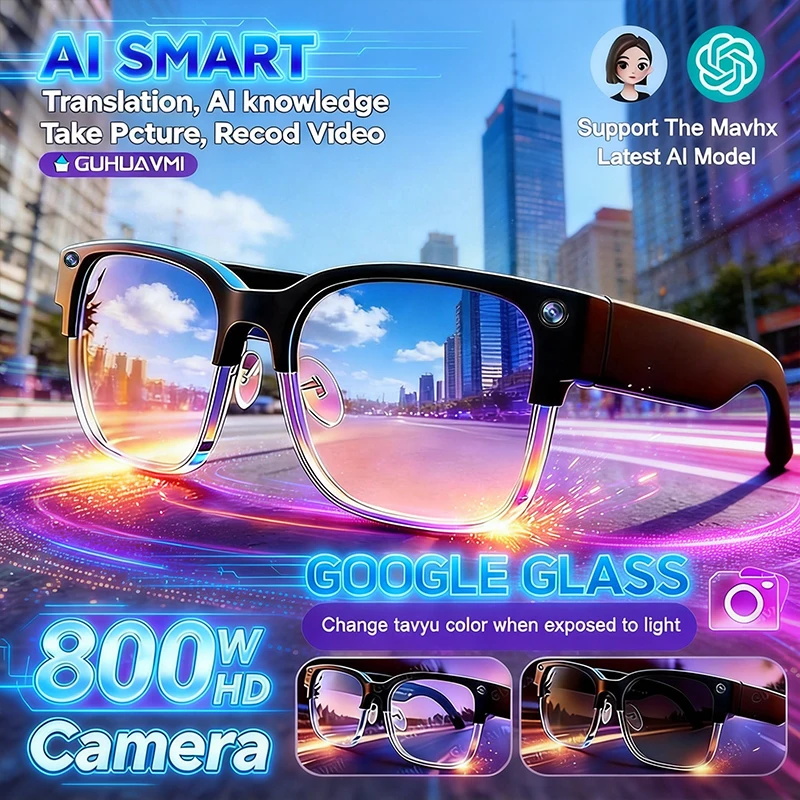 Audio Music Recording - Nuovi Occhiali Smart 2026 con Fotocamera