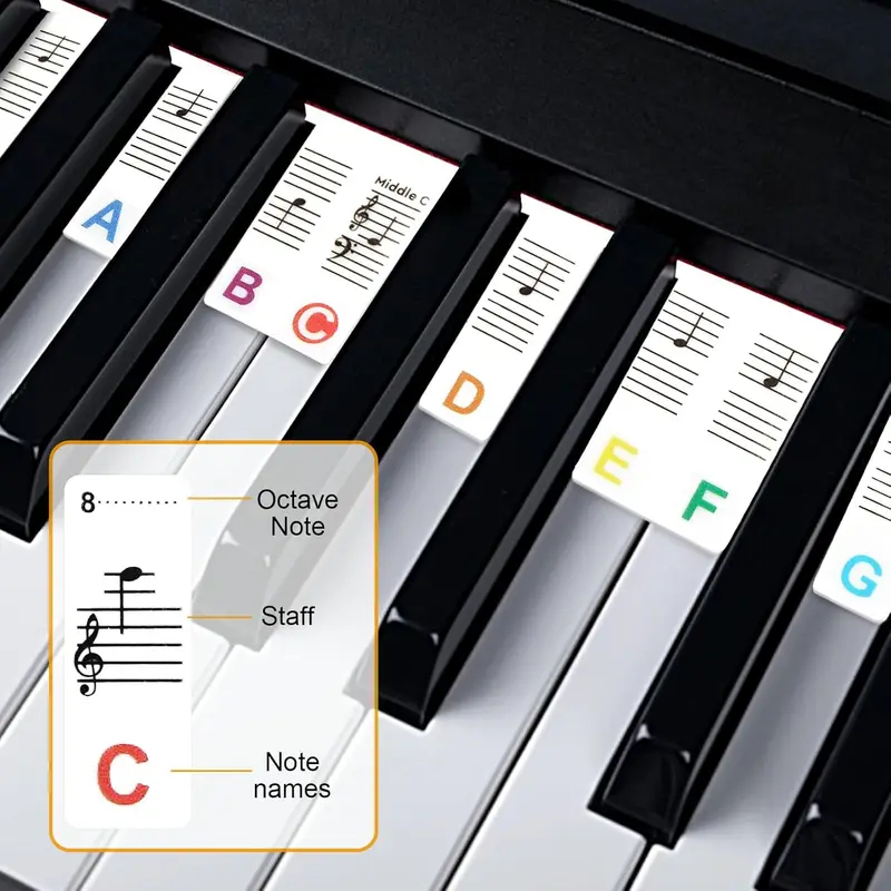 Adesivi per tasti del pianofor - Keyboard Piano 61 Key recensione e prezzo