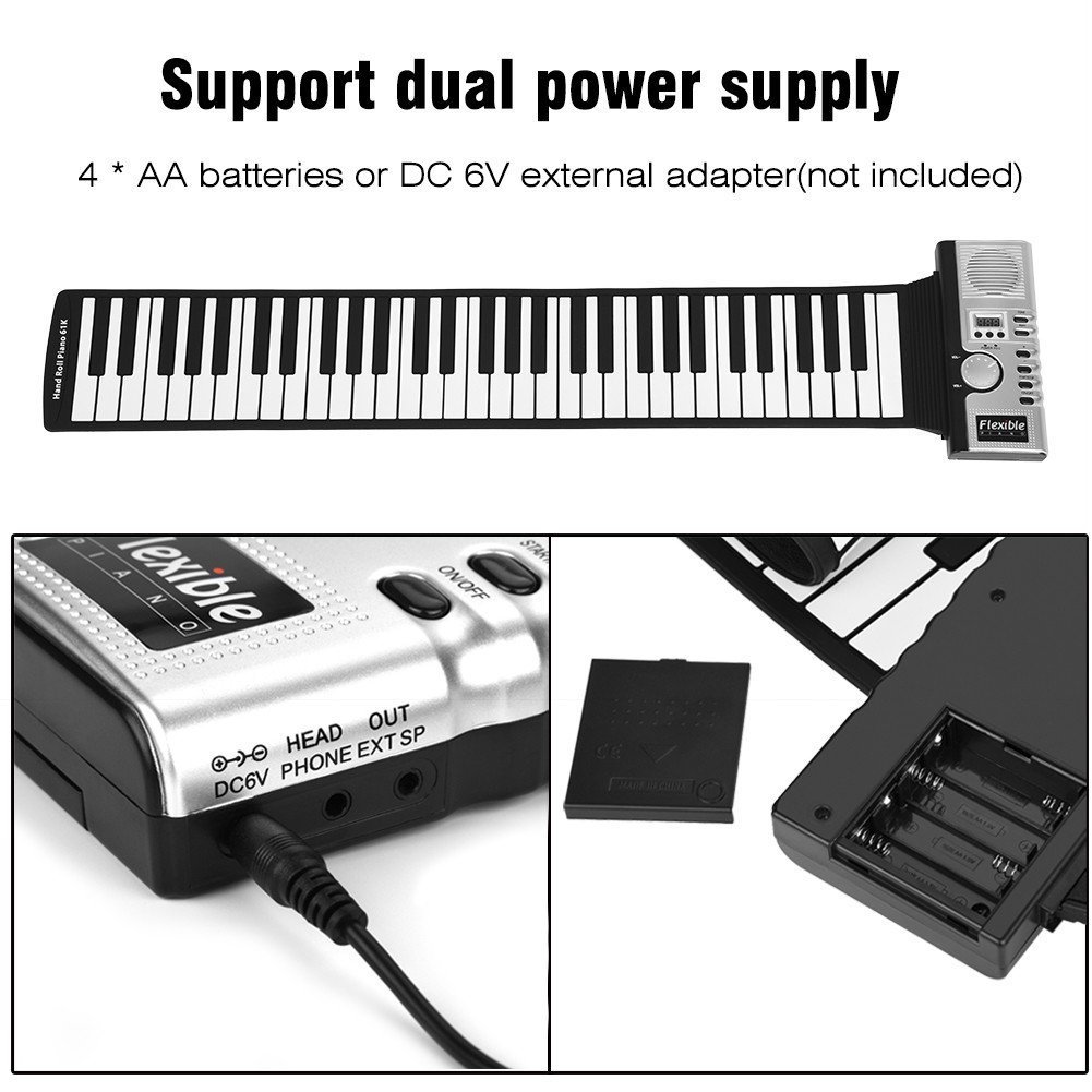 Portatile in plastica ABS 61 t - Keyboard Piano 61 Key recensione e prezzo