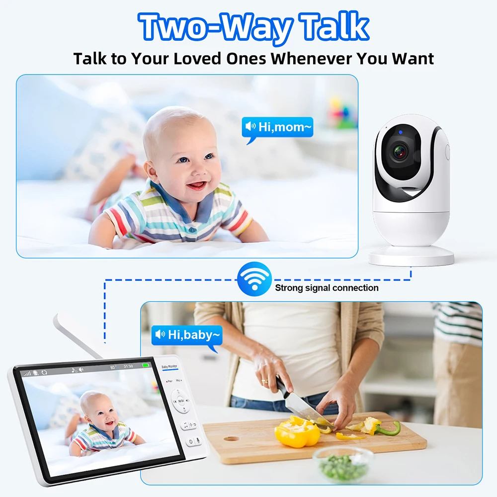 7.0 ''Video Baby Monitor 720P  - Audio Music For Video recensione e prezzo