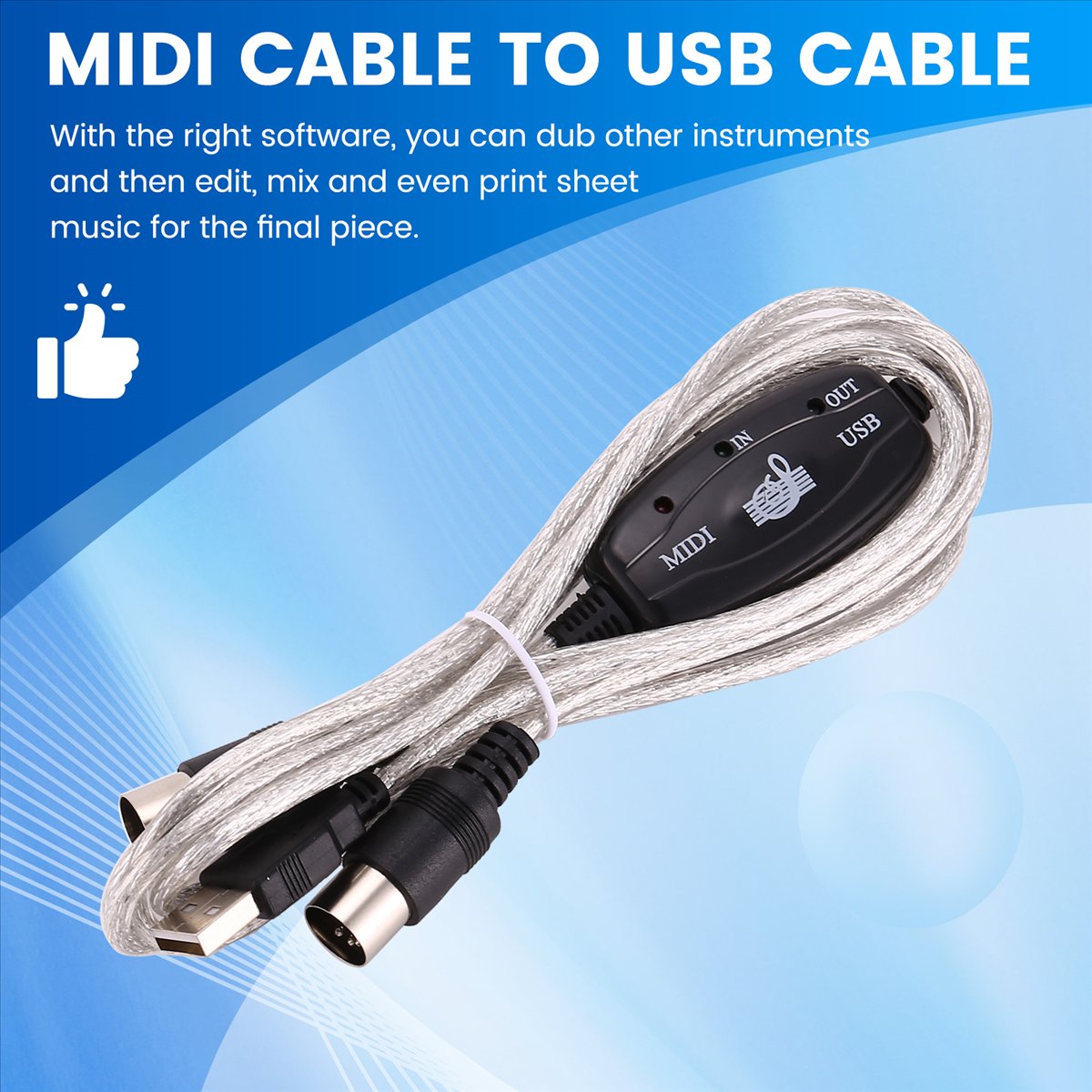 Cavo Convertitore USB a MIDI A - Audio Music Editing recensione e prezzo