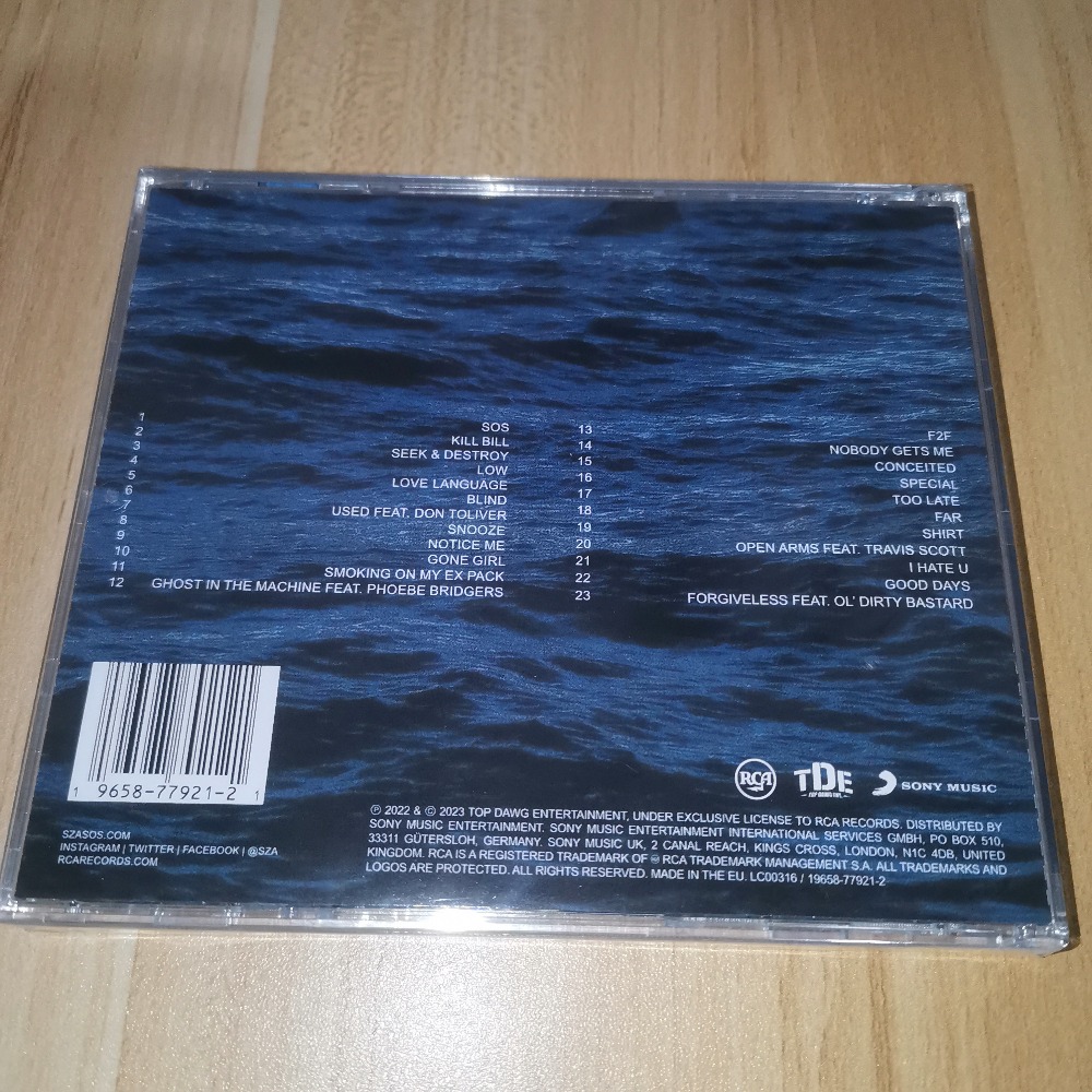 SZA SOS CD R&B Pop Soul Music  - Music Song Audio recensione e prezzo
