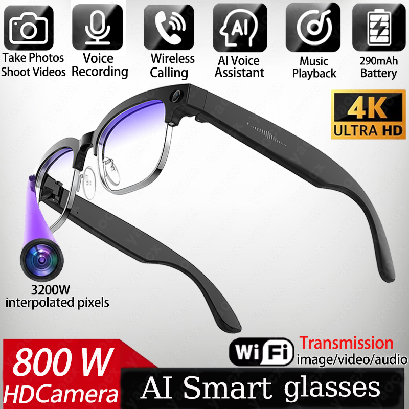 Occhiali Smart AI 4K con Fotoc - Audio Music Recording recensione e prezzo