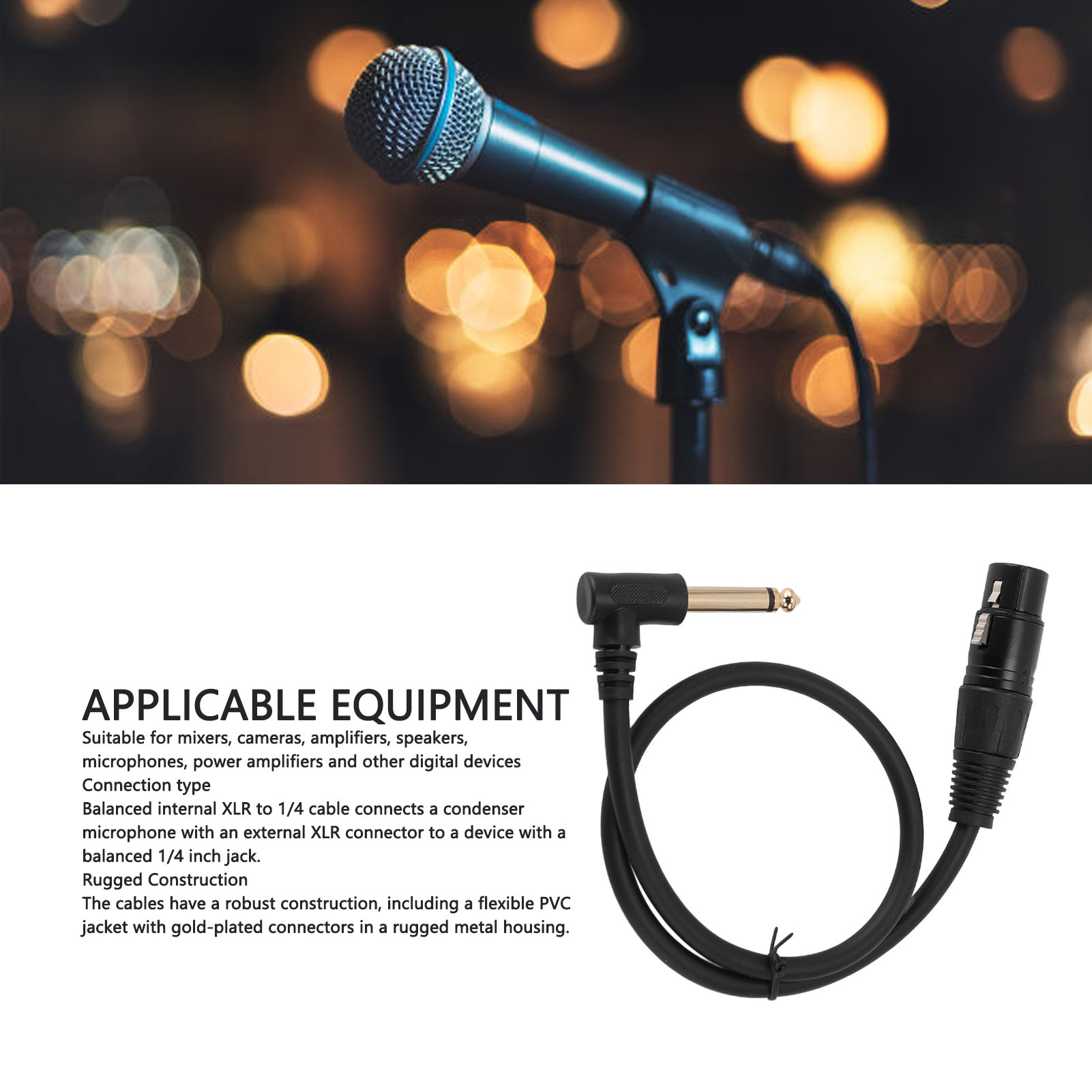 Cavo XLR Femmina a Jack 6,35mm - Cable Xlr Balanced recensione e prezzo