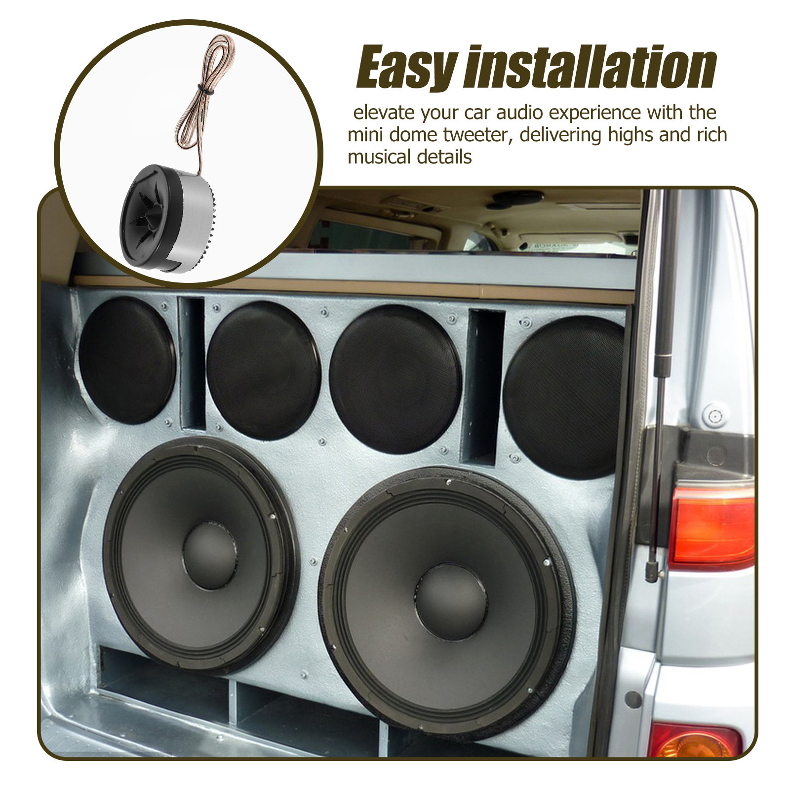 1 Paio di Tweeter Esterni a Cu - Audio Music Enhancer Free recensione e prezzo