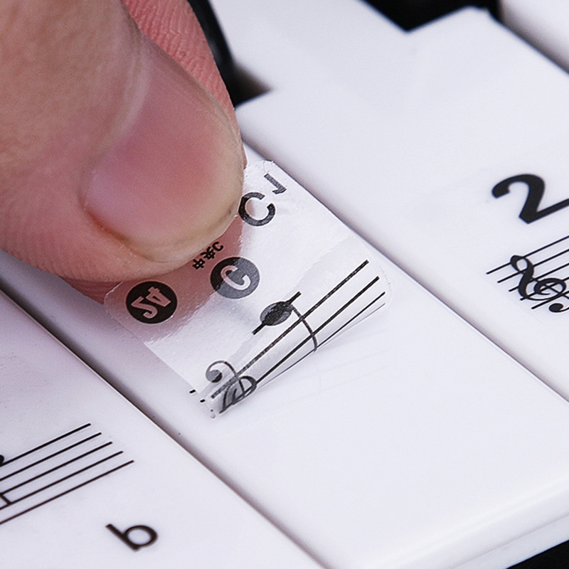 Adesivi trasparenti rimovibili - Keyboard Piano 61 Key recensione e prezzo