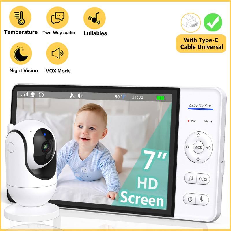 No WiFi Baby Monitor da 7 poll - Audio Music For Video recensione e prezzo
