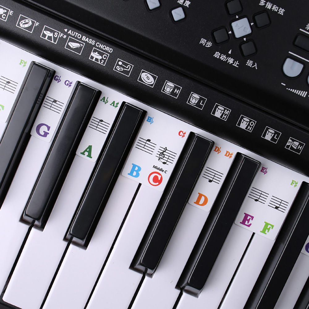Adesivi per tastiera di pianof - Keyboard Piano 61 Key recensione e prezzo
