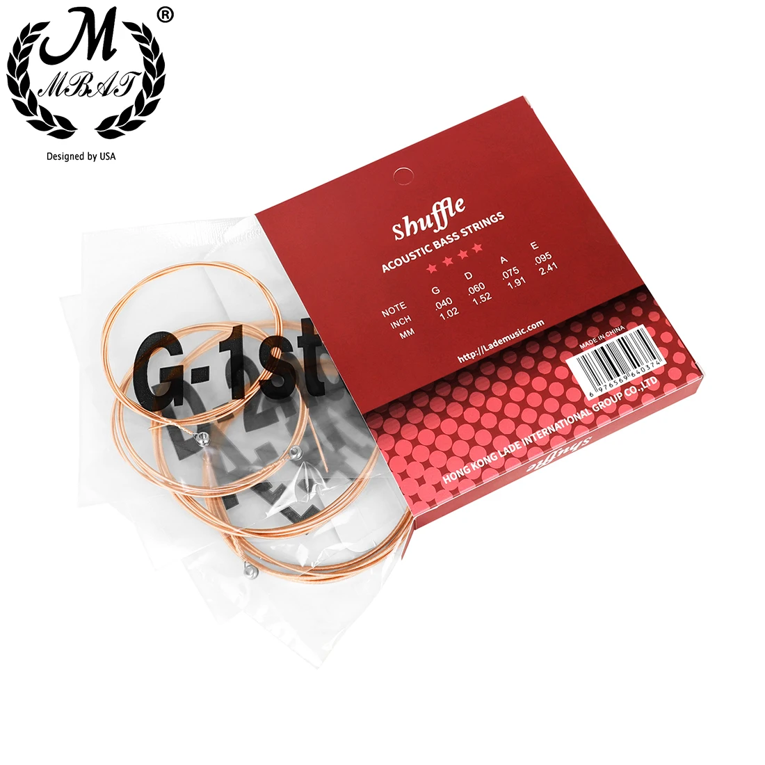 M MBAT Corde per basso acustic - Bass Guitar Strings recensione e prezzo