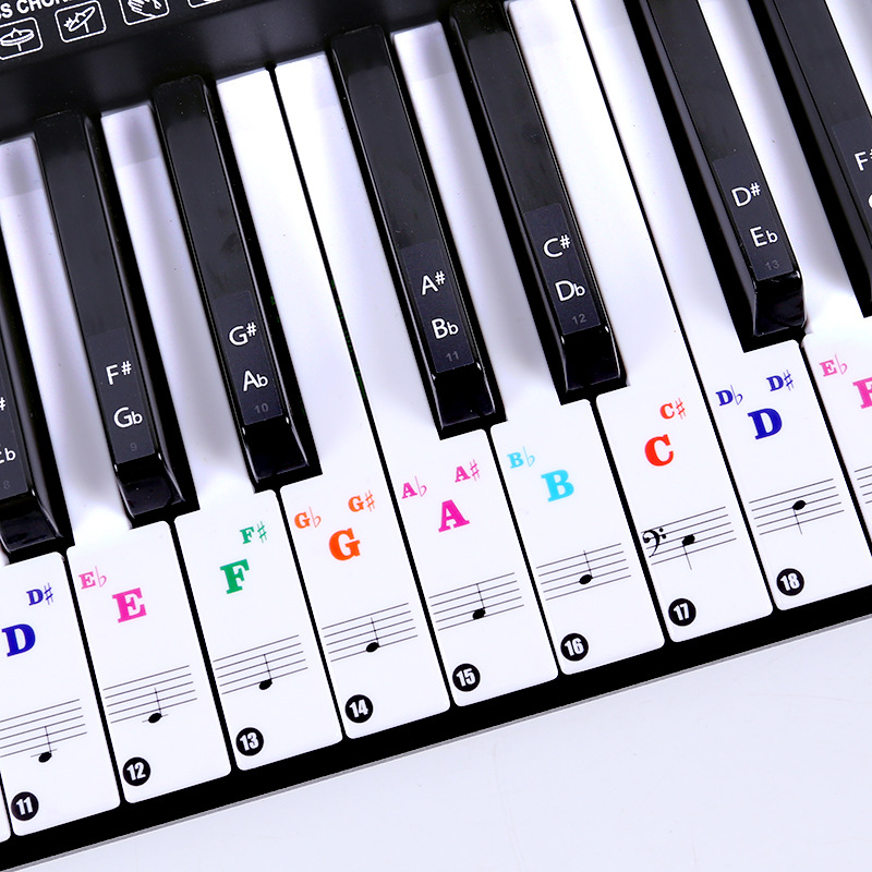 Adesivi Trasparenti per Tastie - Keyboard Piano 61 Key recensione e prezzo
