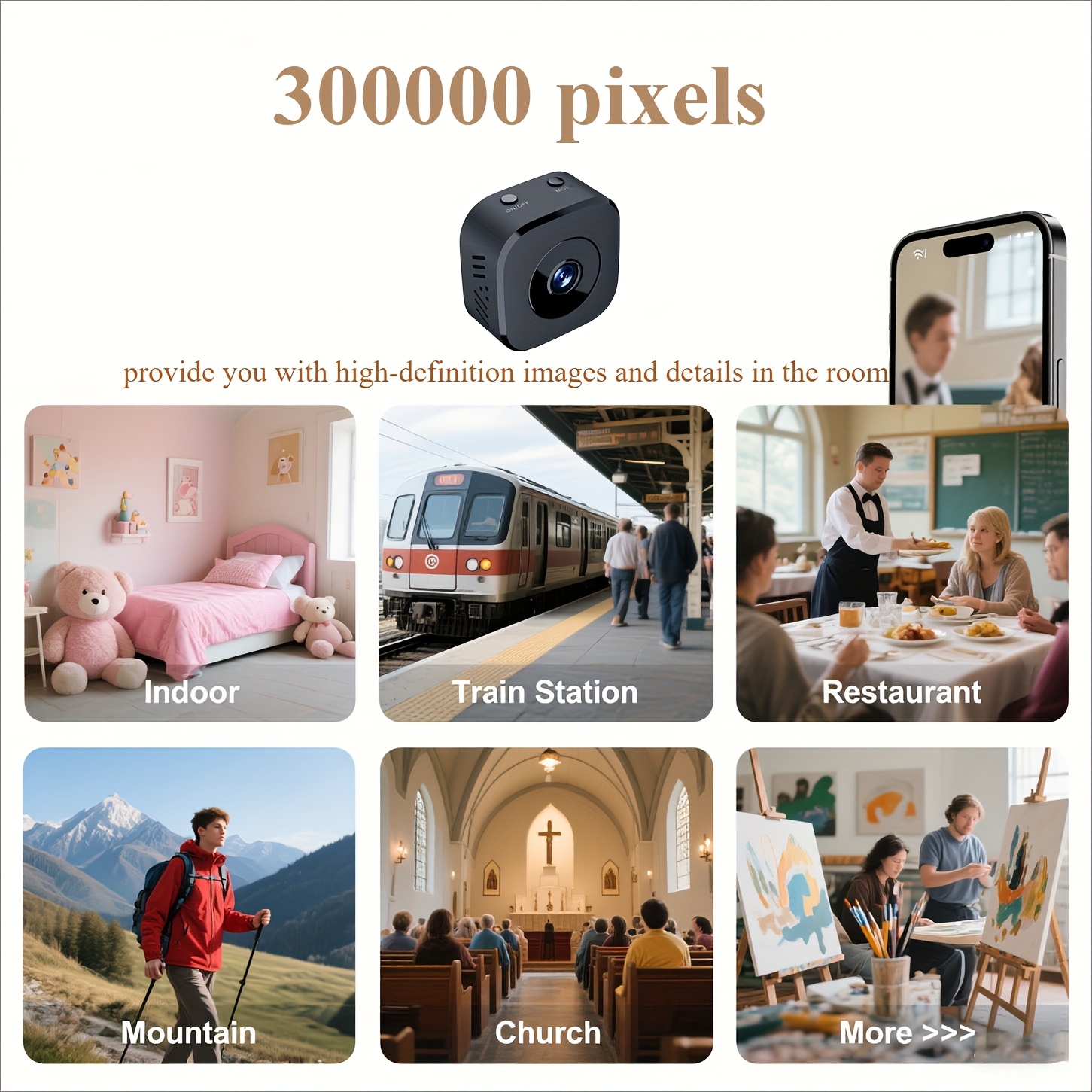 1080P HD Mini WiFi Telecamera  - Audio Music Recording recensione e prezzo