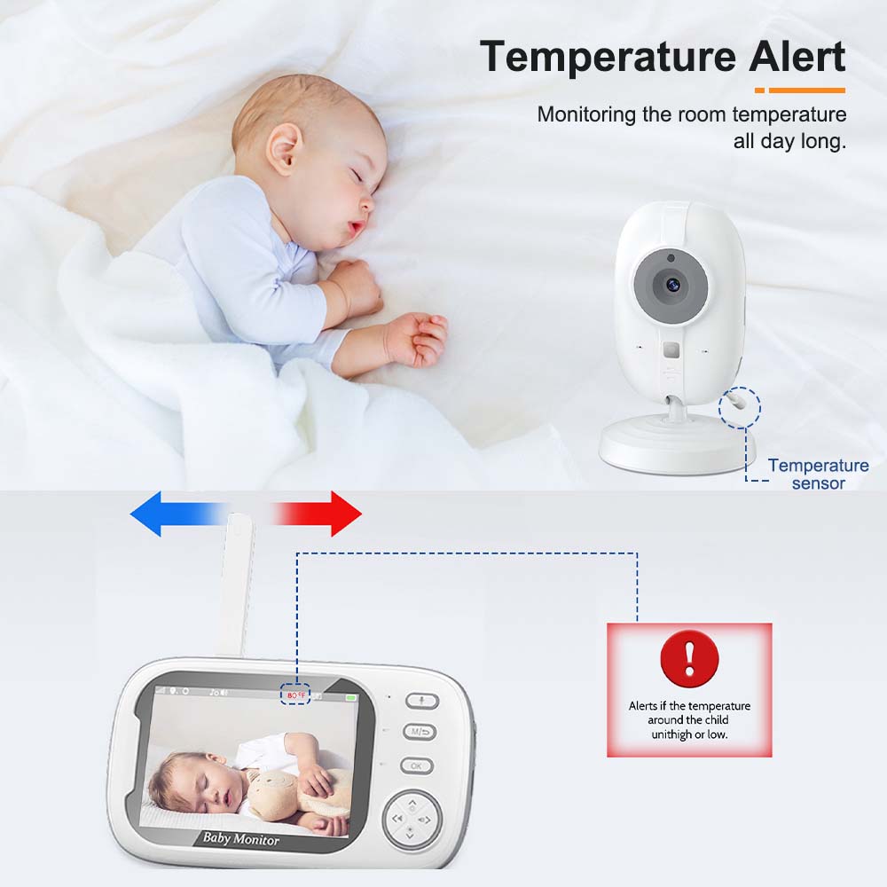 3.5'' Video Baby Monitor 2.4G  - Audio Music For Video recensione e prezzo