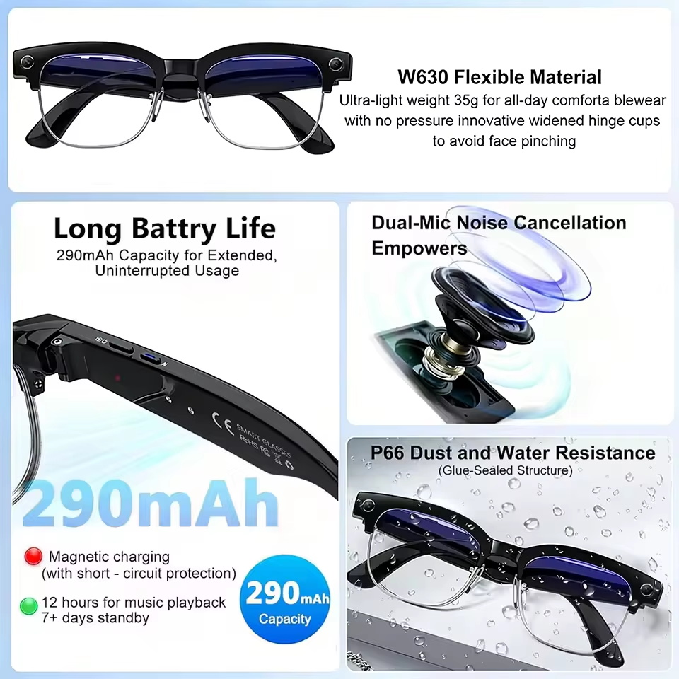 Nuovi Occhiali Smart 2026 con  - Audio Music Recording recensione e prezzo