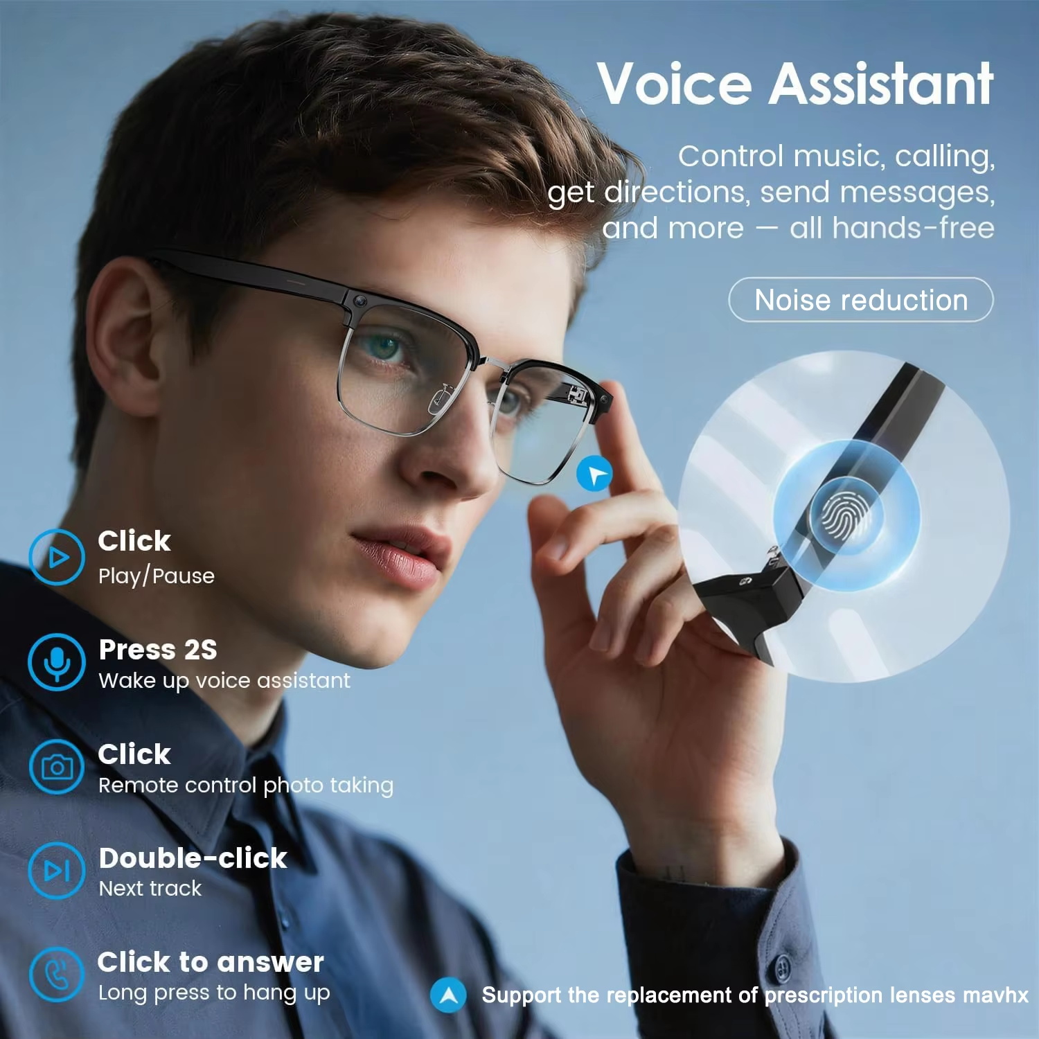 Nuovi Occhiali Smart 2026 con  - Audio Music Recording recensione e prezzo